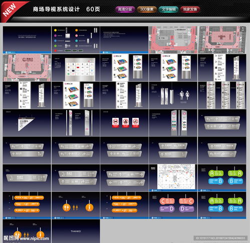 商场导视系统设计图片